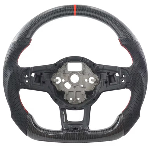 Carbon fibre steering wheel for MK7/ MK7.5 Golf GTI/GTD/GTE/R