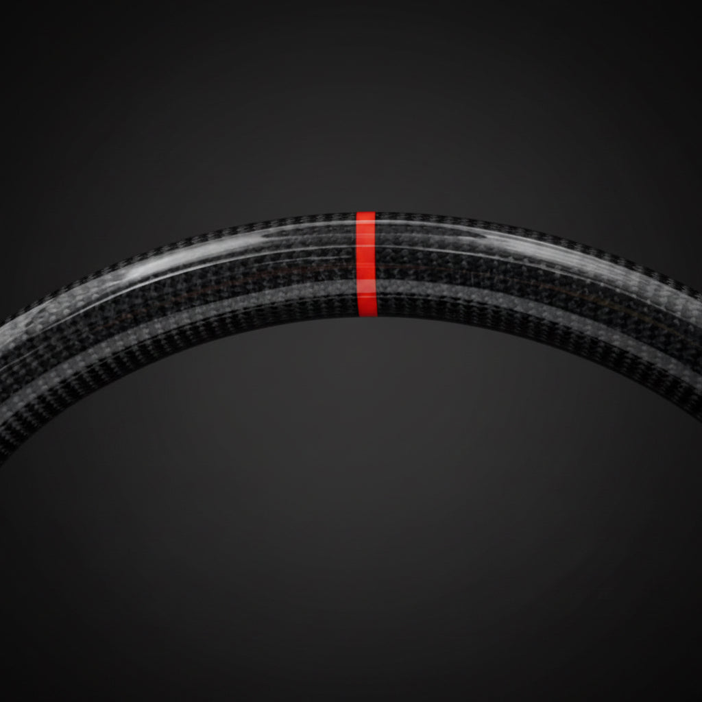 Carbon fibre steering wheel for VW MK6 Polo