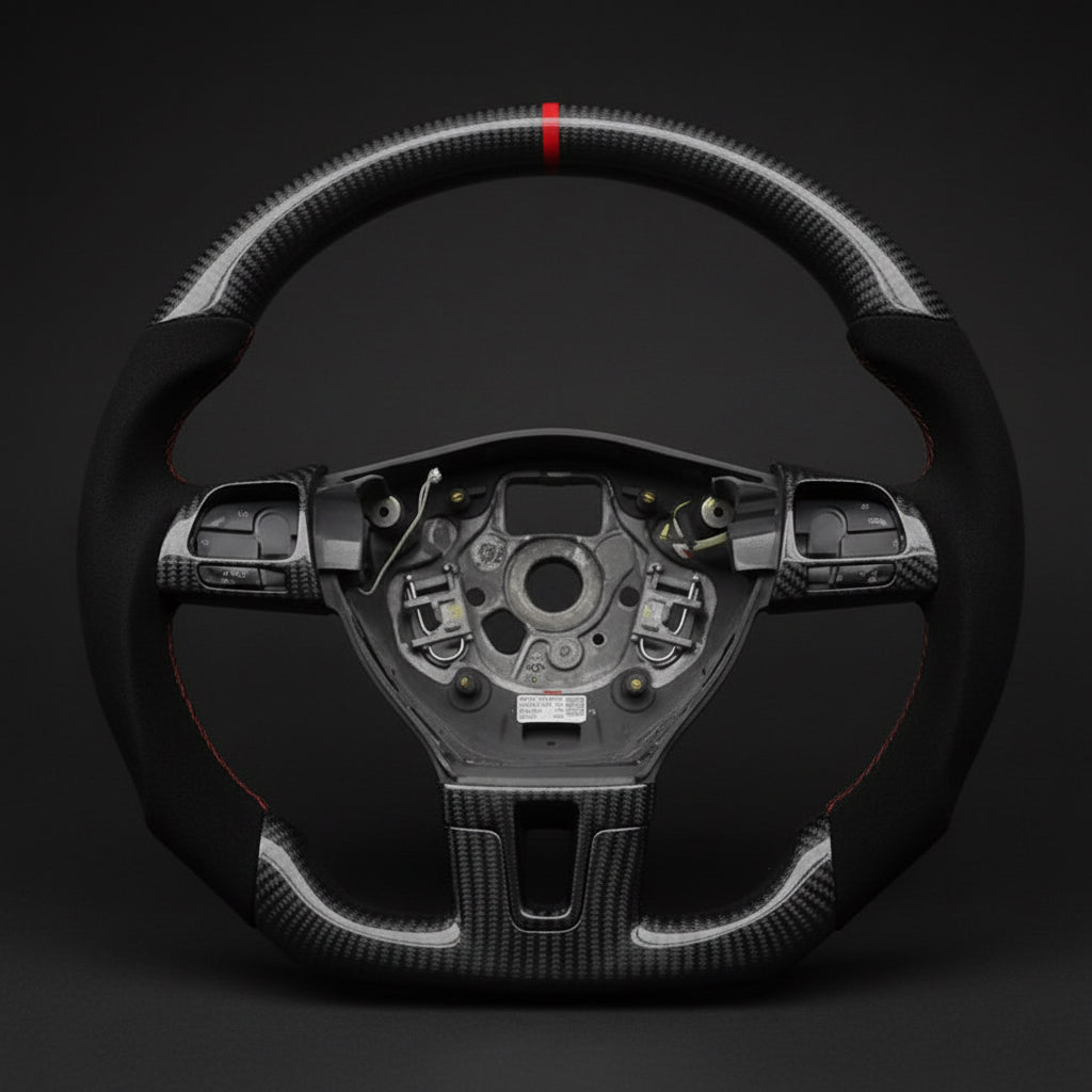 Carbon fibre steering wheel MK6 Golf Base/GTI/R/GT/GTD