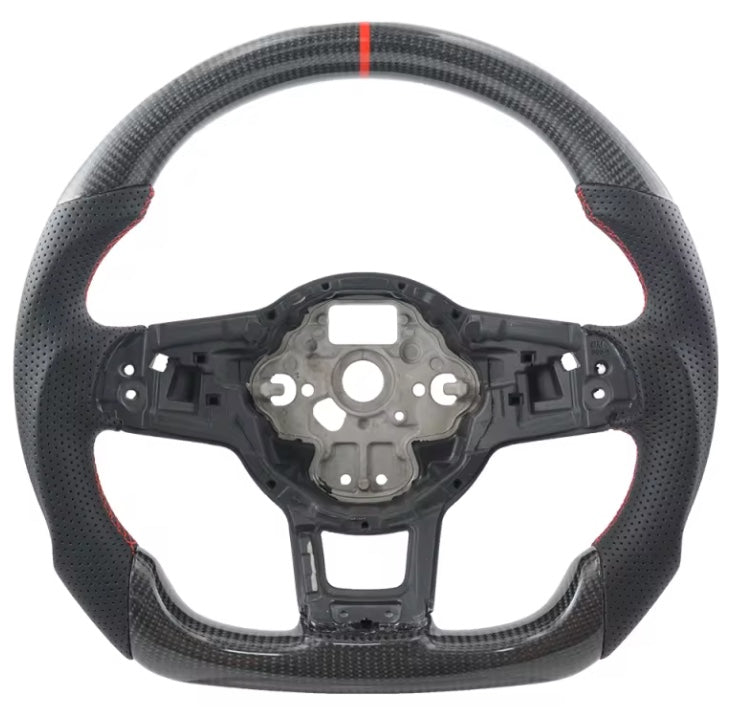 Carbon fibre steering wheel for MK7/ MK7.5 Golf GTI/GTD/GTE/R