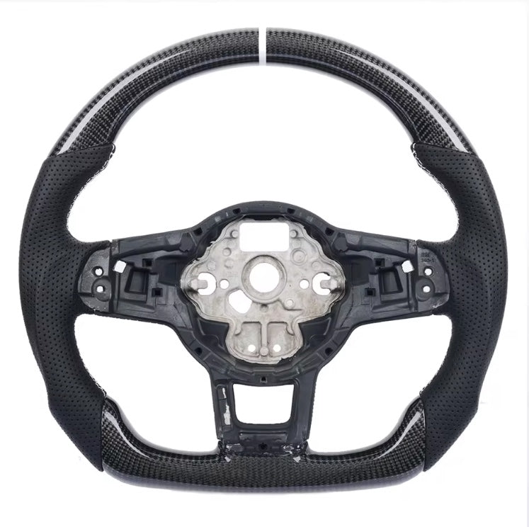 Carbon fibre steering wheel for MK7/ MK7.5 Golf GTI/GTD/GTE/R