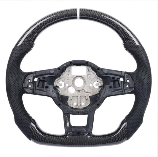 Carbon fibre steering wheel for MK7/ MK7.5 Golf GTI/GTD/GTE/R